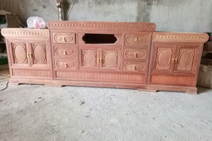 KỆ TIVI kệ mâm gỗ hương đỏ hương Lào.