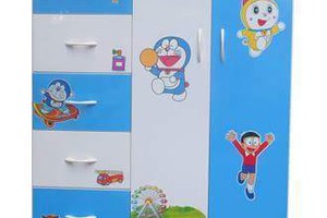 Tủ nhựa trẻ em 2 cánh 5 ngăn