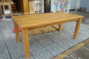 bàn ăn gỗ sồi loại 1m8 EUF 036 KT: 180x90x78