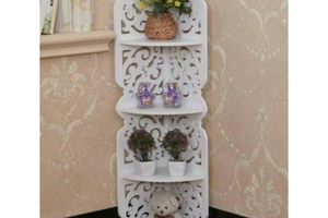 Bộ giá kệ góc chống nước 3 tầng