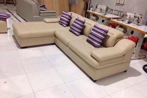 Sofa da góc trang nhã