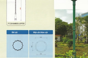 Chuyên Sản Xuất Cột Đèn Sân Vườn | Cột Đèn Trang Trí