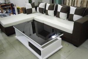 Trọn bộ sofa vải có tặng bàn y hình