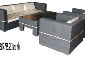 sofa mây nhựa giá rẽ