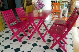 bộ bàn ghế xếp 