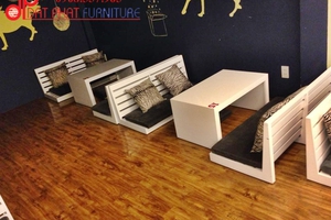 bộ bàn ghế cafe bệt