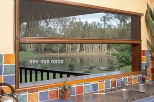 Cửa lưới chống muỗi chống côn trùng tự cuốn Lạc Hồng-Hà Nội