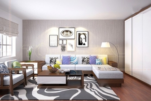 Sofa gỗ hiện đại, sofa gỗ nệm giá rẻ Bình Dương