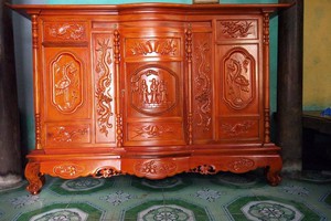 Tủ Thờ Gỗ Gụ.