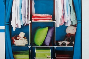 Tủ vải quần áo 3 buồng 8 ngăn, thương hiệu AVC Việt Nam