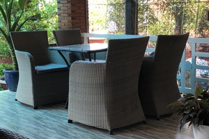 Bàn ghế giả mây QD-308