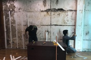 Vật liệu nội thất mới tấm pvc vân đá