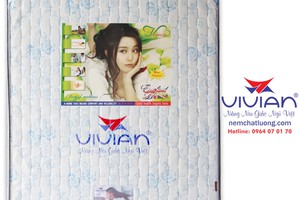 Nệm cao su nhân tạo Serene Vivian 1.6mx2.0mx10cm