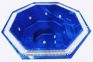 Bồn sục Spa -massage tập thể Minipool(xanh)