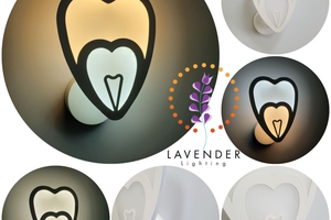 Đèn tường led mâm hoa