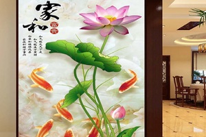 tranh gạch men 3d phong thủy tuổi hợi.