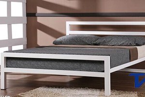 GIƯỜNG Sắt Hộp Vuông Sang Trọng Mẫu Mã Bền Đẹp