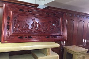 Tranh Gỗ “Thuận Buồm Xuôi Gió” 1m x 55cm