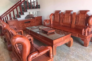 Bộ bàn ghế Tần Thuỷ Hoàng tay 12