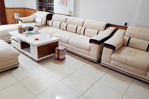 Bàn ghế sofa da góc chữ L AmiA SFD124 đẳng cấp và thời thượn