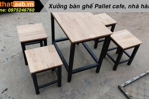 Bàn ghế chân sắt giá siêu rẻ
