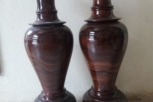 lọ gỗ chiu lưu cao 48x15