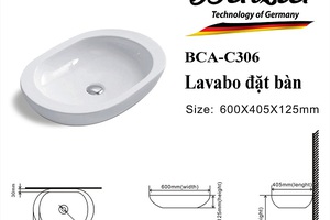 Chậu Lavabo Đặt Bàn BENZLER BCA-C306