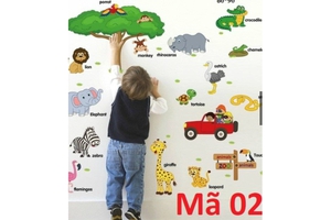 Decal dán tường trang trí phòng cho bé