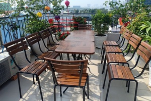 Bàn ghế gỗ cafe thanh lý giá rẻ-bộ bàn ghế fanxifan
