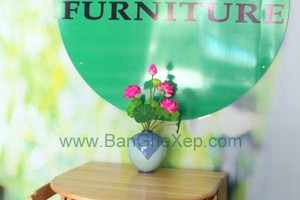 Bàn Ghế Xếp Tự Nhiên Oval