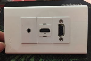 Mặt wallplate HDMI, VGA, Auido