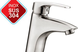 vòi lavabo nong lạnh inox 304 mã sản phẩm LK 103