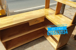 Quầy bar gỗ bán trà sữa