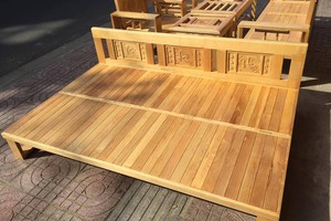 Ghế Giường 1m2 Gỗ Sồi Tự Nhiên