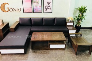 sofa gỗ sồi GX08