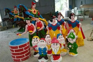 Tượng vườn cổ tích mầm non giá rẻ