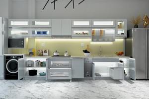 Tủ bếp đẹp cho nhà mới!