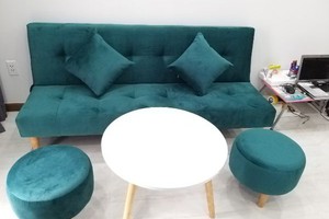 Sofa giường vải nhung