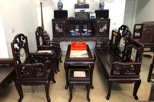 Trường kỷ móc đá tàu – nhẹ nhàng nhưng tinh tế 