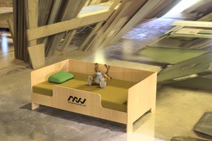 Anawood.vn - Giường trẻ em EB025 màu gỗ