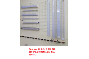 Đèn led bán nguyệt hàng trưng bày