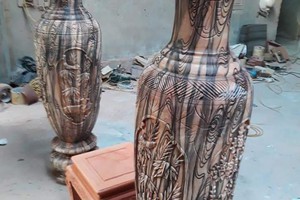 Lục Bình Gỗ Xà Cừ.