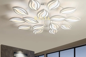 Đèn mâm ốp trần cánh hoa dã quỳ QN-1282