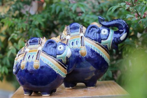 Voi hủ kẹo - gốm Biên Hoà