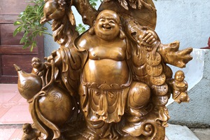 Tượng Di Lặc Gỗ Tuyệt Đẹp