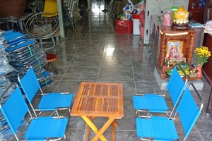 Bàn ghế cafe xếp quán cóc 