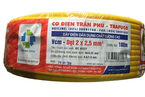 Dây điện trần phú 2x2.5