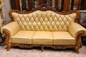 Siêu Phẩm Bộ Sofa Da Nhập Khẩu Châu Âu Size Lớn.