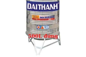 Bồn inox Đại Thành 500 lít đứng 