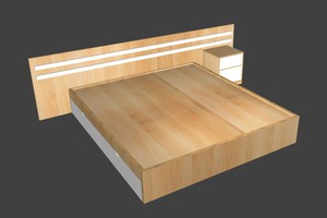Giường gỗ siêu đẹp, giá rẻ, tự lắp ghép, lắp ráp dễ dàng